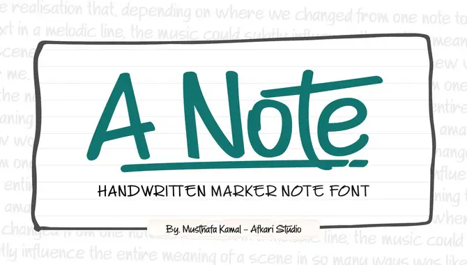 Common Problems With Using Fonts For Note Taking