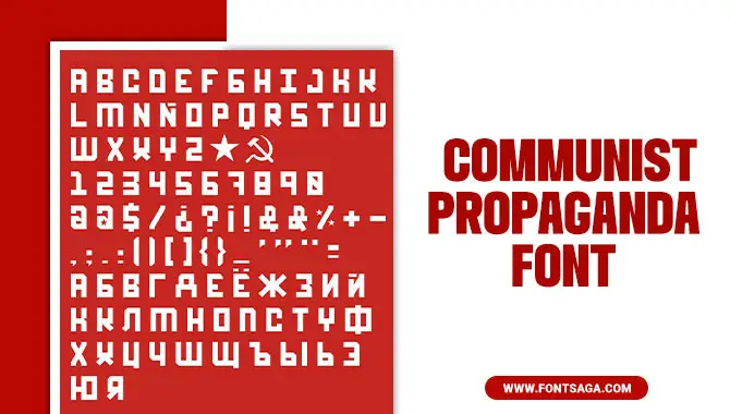  Communist Propaganda Font