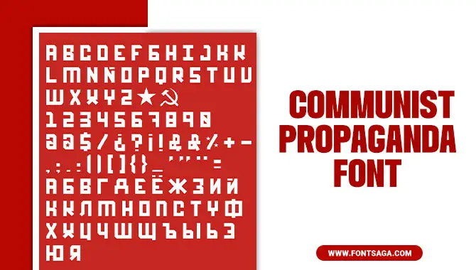 The Power Of Typography: Communist Propaganda Font