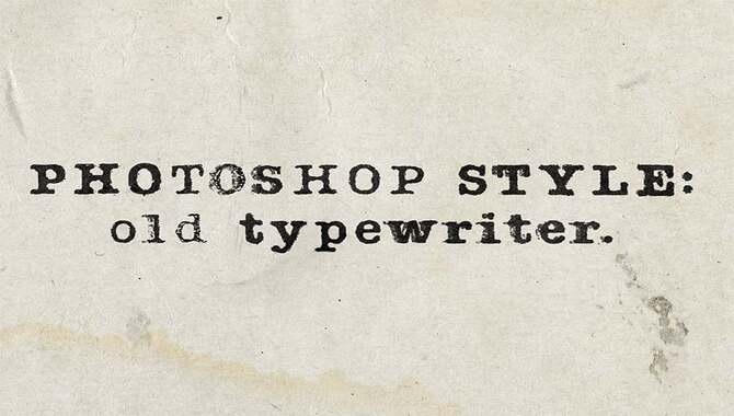 Creating Your Own Typewriter Font For Instagram