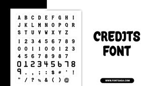 The Ultimate Guide To Credits Font