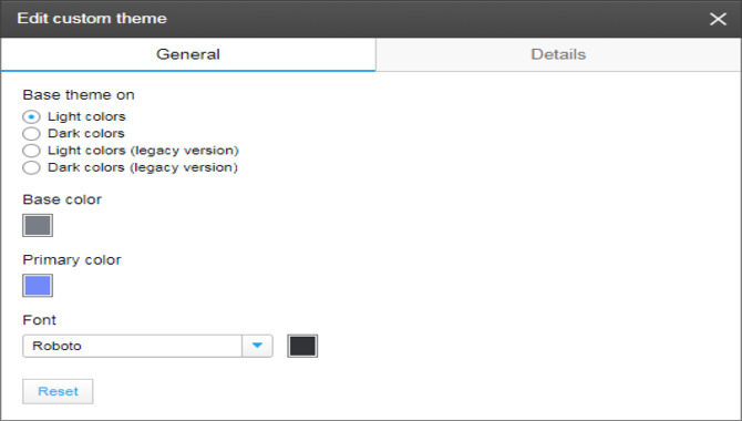 Custom Theme Settings