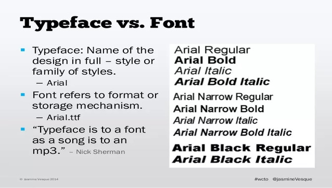 Differences Between This Font And Other Fonts