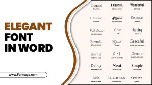 Mastering Elegant Font In Word: A Beginner’s Guide