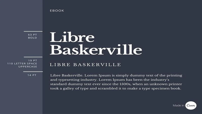 Explore Baskerville Font Pairings For Stunning Designs