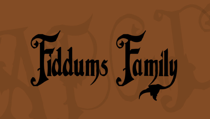 Fiddums Family: A Quirky Font For Halloween Design Projects
