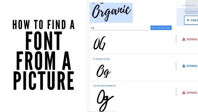 Find A Font That Suits Your Style