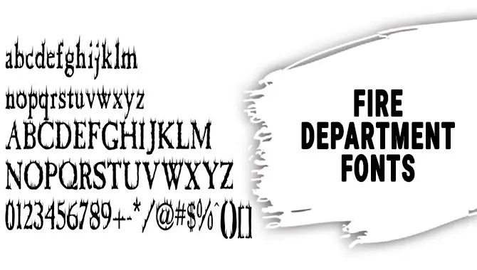 Fire Department Fonts