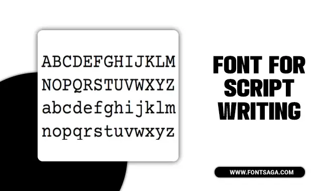 Fonts For Script Writing