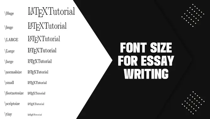 Font Size For Essay Writing