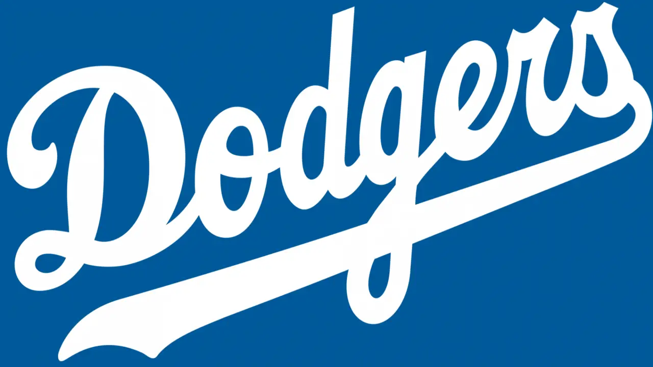 Font used in the Los Angeles Dodgers Logo