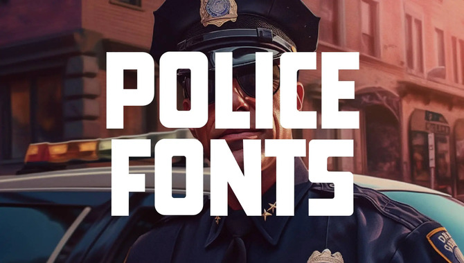 Fonts And Their Role In Police Car Design