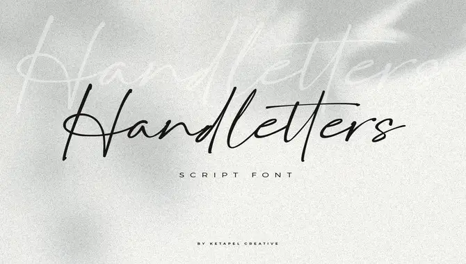 Hand-Lettered Script Fonts