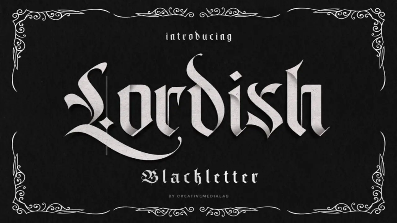 History Of Blackletter Font