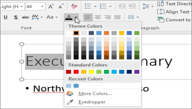 How To Change The Color Of The Arial Font
