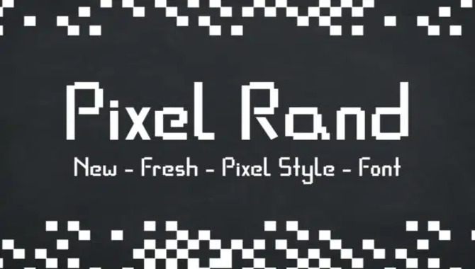 How To Choose The Perfect Pixel Font Name
