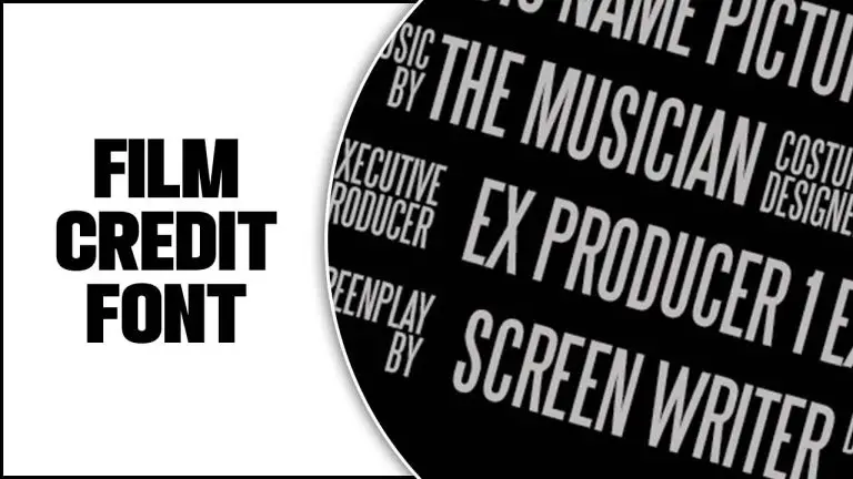 How To Install Film Credit Font – Easy Installation