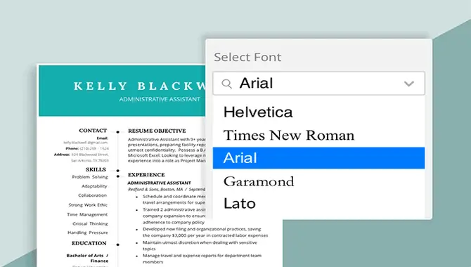 How To Use The Smallest Font For Resume - 5 Effective Ways