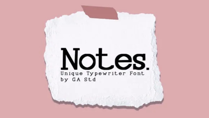 How To Use A Font For Note-Taking