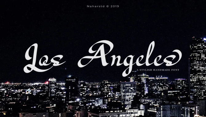 How To Use Los Angeles Fonts