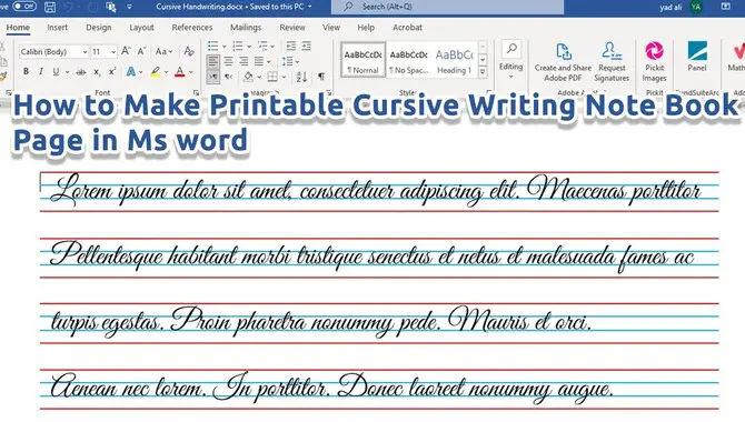 How To Use Signature Fonts In Microsoft Word