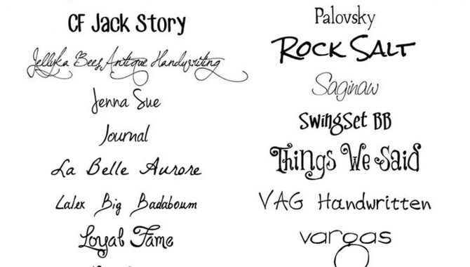 How To Use Such A Font That Looks Like Handwriting