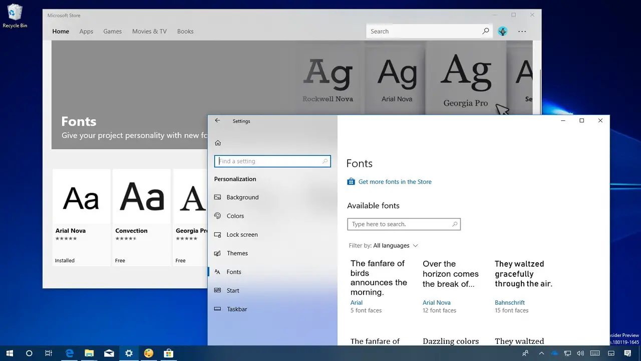 Installing New Fonts In Windows 10