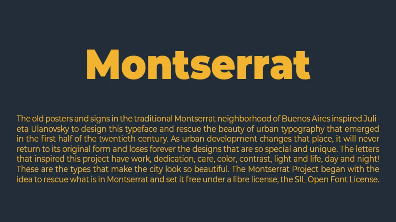Is Montserrat A Web-Safe Font - A Font Analysis