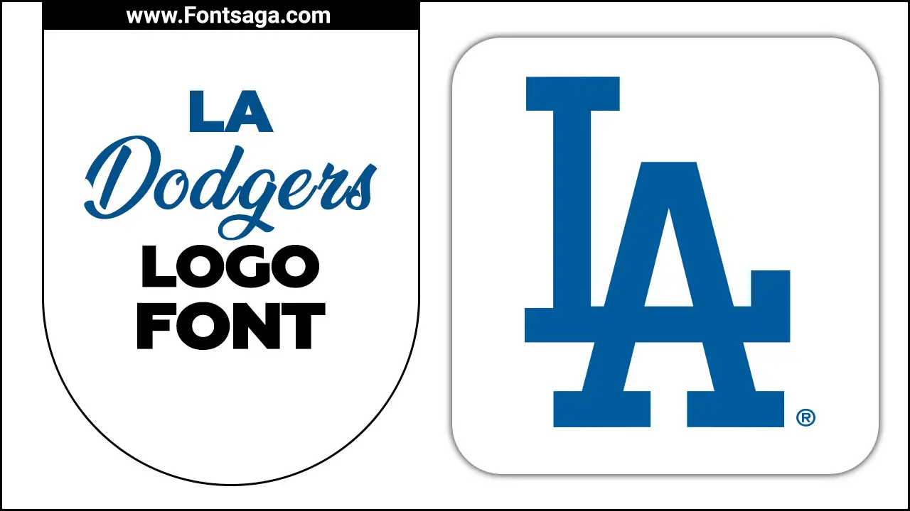 La Dodgers Logo Font
