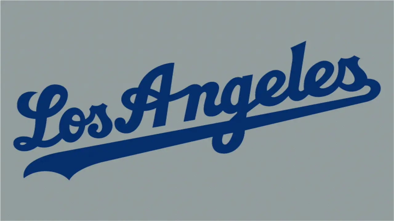 Los Angeles Dodgers Logo Font Usage