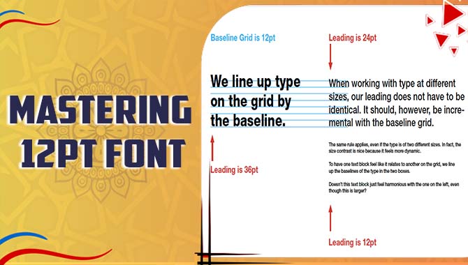 Mastering 12pt font