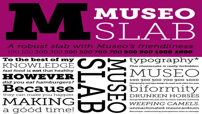 Museo Slab — The Popular Slab-Serif Font Iteration