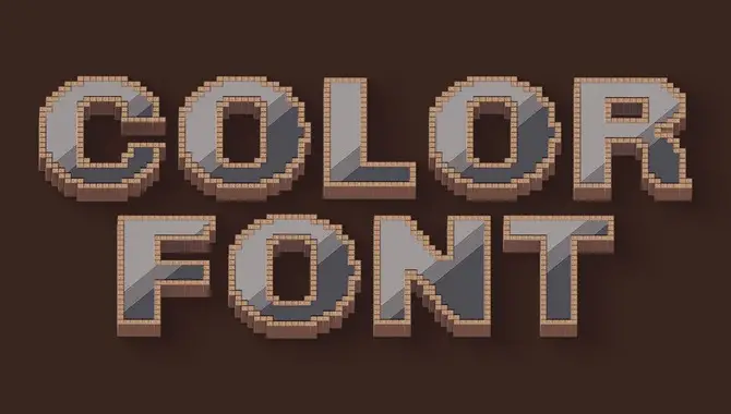 Pixel 1 Color Font