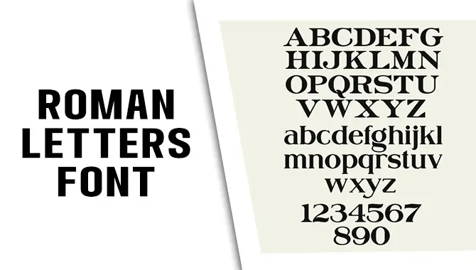 Roman Letters Font