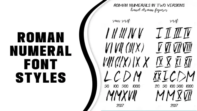 roman numeral fonts styles