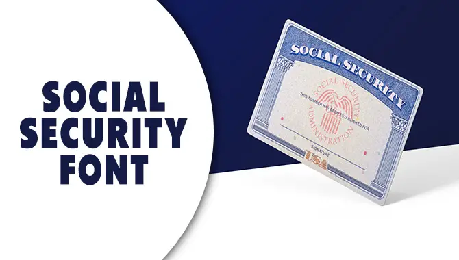 Social Security Font