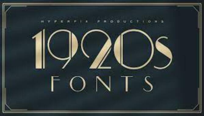 The 158 Best 1920s Font Design Trends
