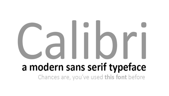 The 5 Best Calibri Font Similar To Your Design