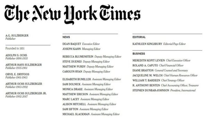 The Font Family Used By The New York Times