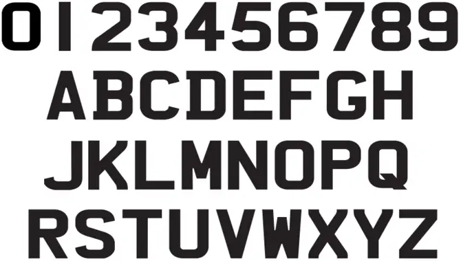 Types Of This License Plate Fonts