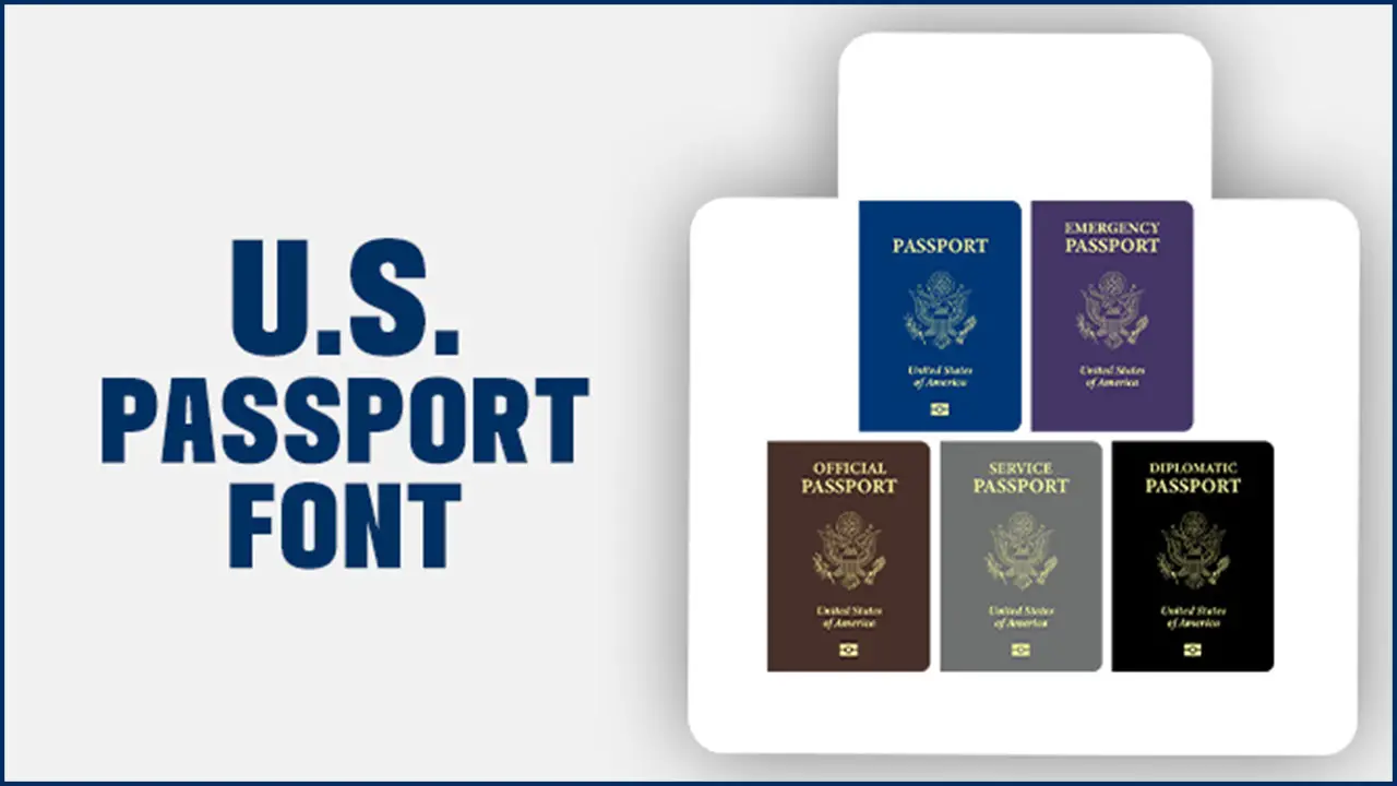  U.S. Passport Font