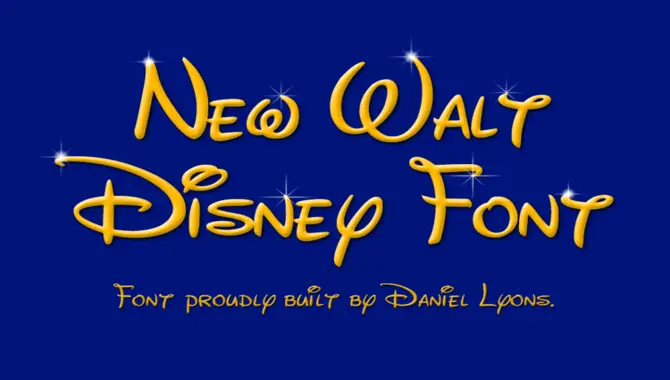 Disney Font In Microsoft Word - A Font Lover's Guide