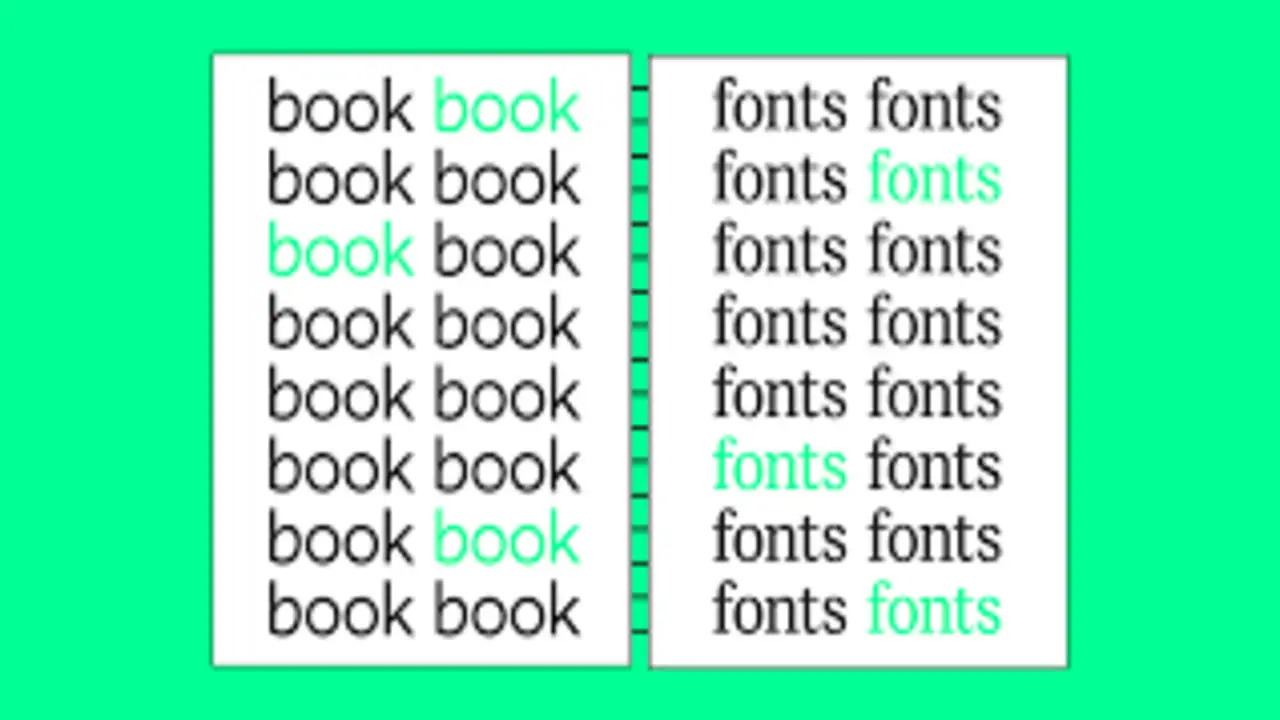 What Font Are Books Written In The Best 4 Fonts