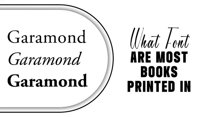What Font Are Most Books Printed In