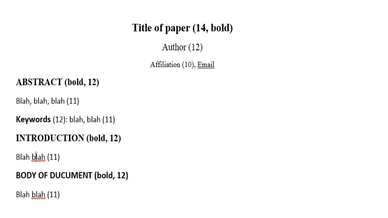 Standard Font Size For Documents Optimal Document Impact