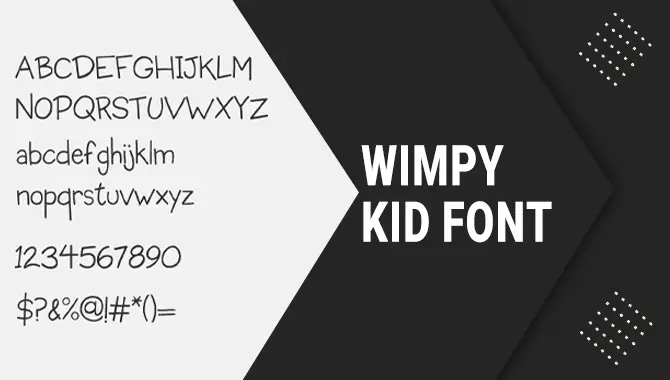 Wimpy Kid Font