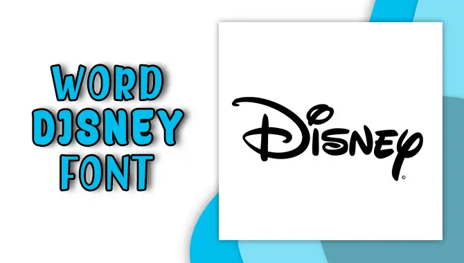Word Disney Font