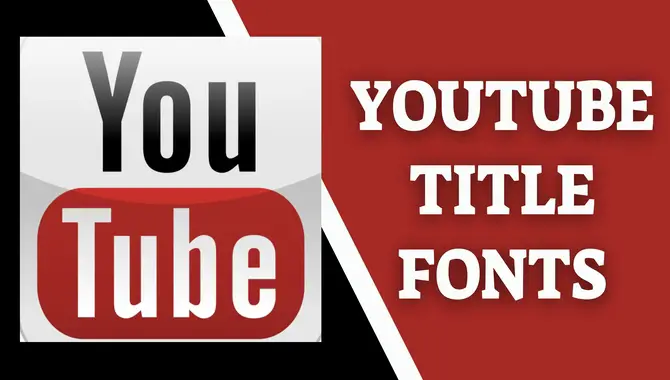 Youtube Title Fonts
