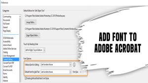 Font To Adobe Acrobat Transform With Style