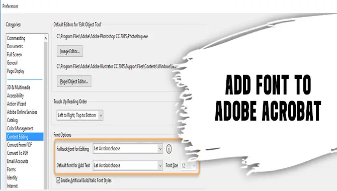  Add Font To Adobe Acrobat